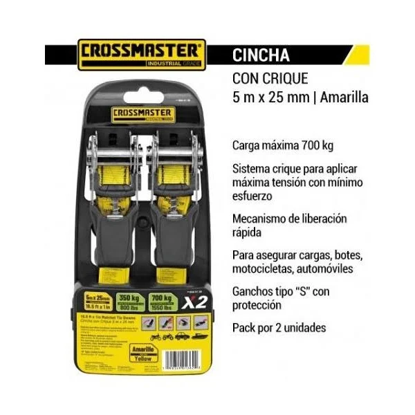 Crossmaster  CINCHA AMARRE CON CRIQUE